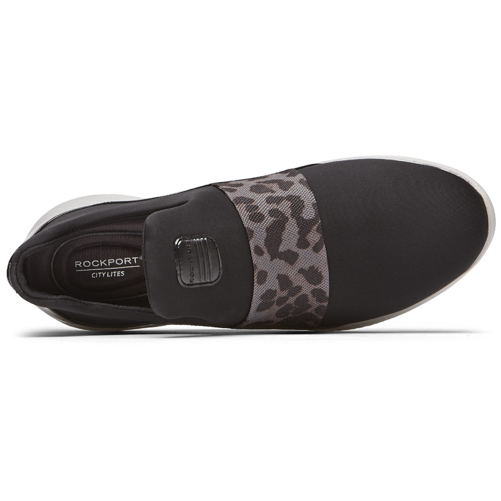 Rockport Womens City Lites Robyne - Slip-On Black - HQP378920